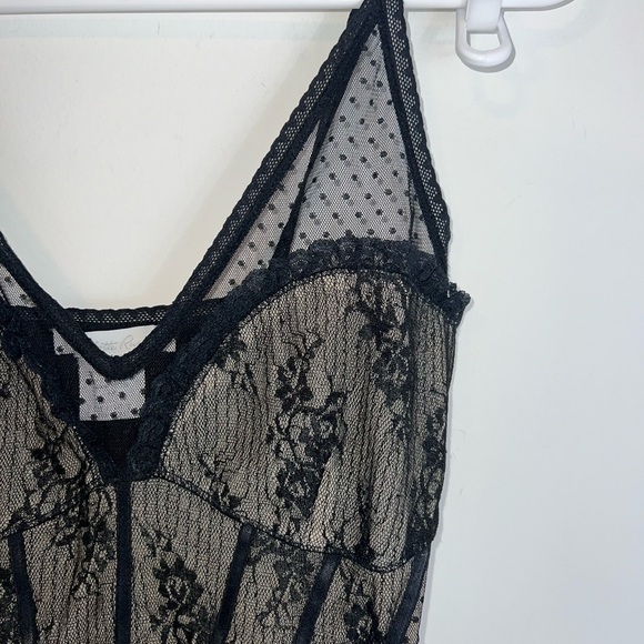 Charlotte vintage Russe Lace Black Tank - Picture 6 of 12